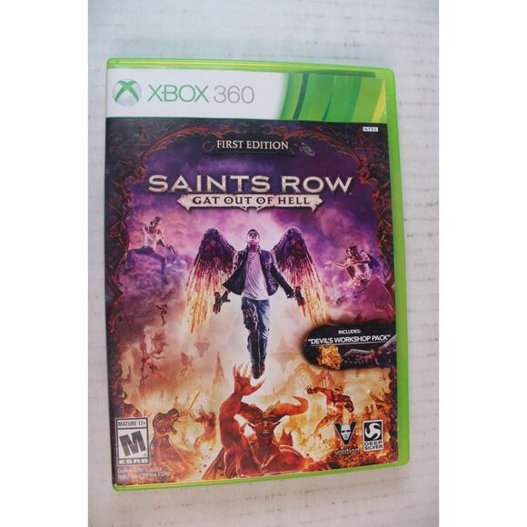 Saints Row: Gat Out of Hell (Microsoft Xbox 360) Authentic, tested/works - Picture 1 of 9